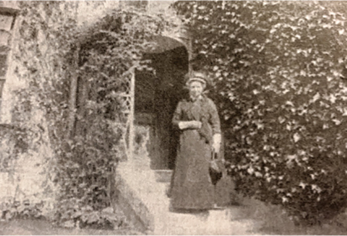 The four Gurr boys’ mom, Emily Grace Brown at her home in England.